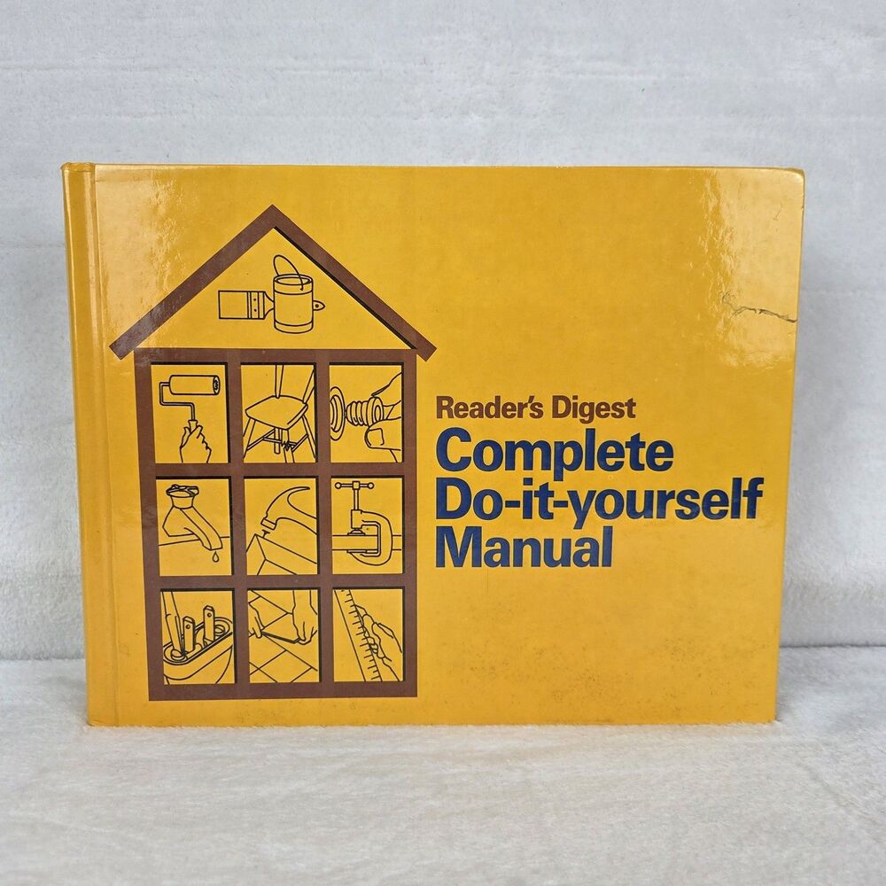 Vintage‎ Readers Digest Complete Do It Yourself Manual Hardcover Book (1987)